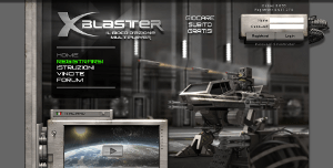 Browser game con robot: Xblaster