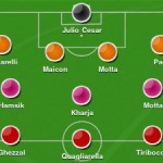 Fantacalcio live, schermata formazione.