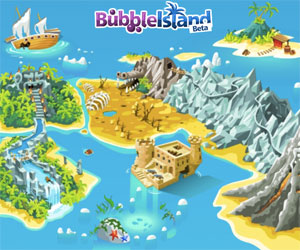 Bubble island puzzle.
