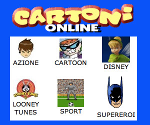 Giochi online sulle più belle serie di cartoni animati.