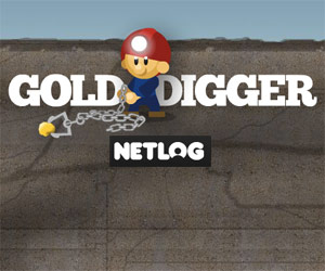 Gold Digger, gioca a cercare l'oro su Netlog.
