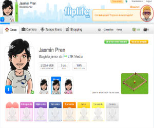 fliplife, virtual world gratuito