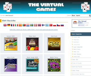 The Virtual Games, giochi d'azzardo gratis online.