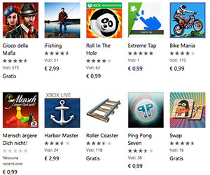 Giochi per windows phone