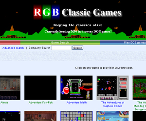 DOS games online.