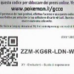 Codice Gratis Pokemon GCC